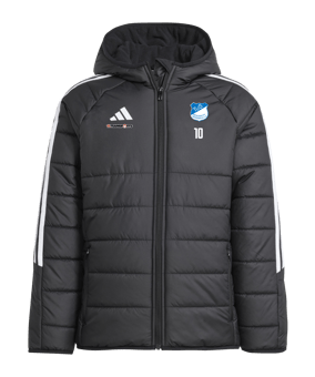 adidas Tiro 24 Winterjacke Kids Schwarz Weiss