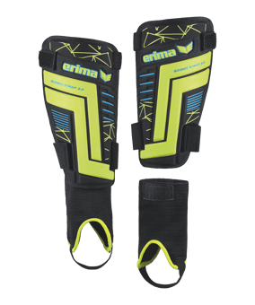 Erima Bionic Strap 3.0 Schienbeinschoner Schwarz - schwarz