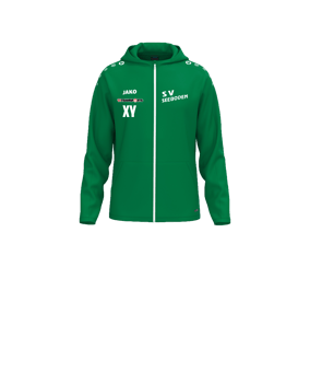 JAKO One Kapuzenjacke Kids Grün F200