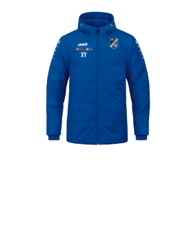 JAKO Team Coach Kapuzenjacke Kids Blau F400 