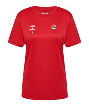 Hummel Essential maillot femmes rouge F3062 