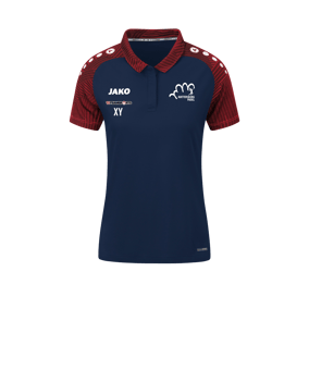JAKO Performance Poloshirt Damen Blau Rot F909