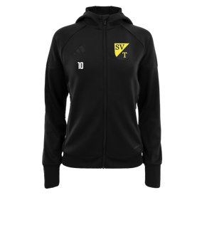 adidas Tiro 25 Travel Kapuzenjacke Damen Schwarz