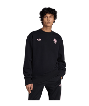 adidas Juventus Turin Lfstlr Sweatshirt Schwarz - schwarz
