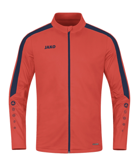 JAKO Power Polyesterjacke Damen Orange Blau F375 - orange