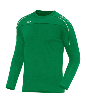 JAKO Classico Sweatshirt Kids Grün Weiss F06 - gruen