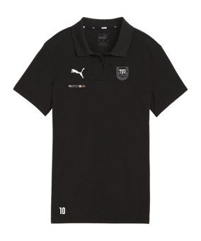 PUMA teamGOAL Casuals Poloshirt Damen Schwarz F03