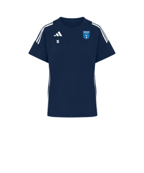 adidas Tiro 24 t-shirt femmes bleu blanc 