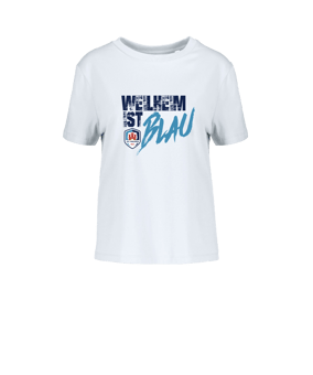 Merch Muser T-Shirt Women White | #blau