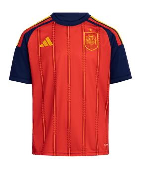 adidas Spanien Trikot Home WM 2026 Kids Rot - rot