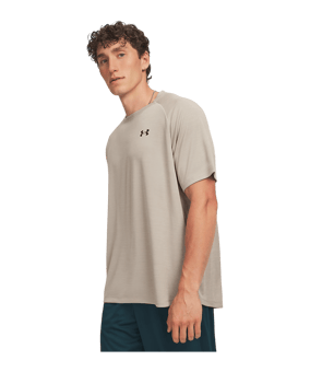 Under Armour Tech Textured T-Shirt Braun F204 - braun