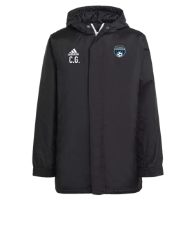 adidas Entrada 22 Stadium Jacke Schwarz