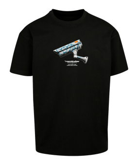 Mister Tee CCTV Oversized T-Shirt Schwarz - schwarz