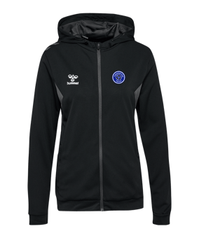 Hummel AUTHENTIC PL Kapuzenjacke Damen Schwarz F2001