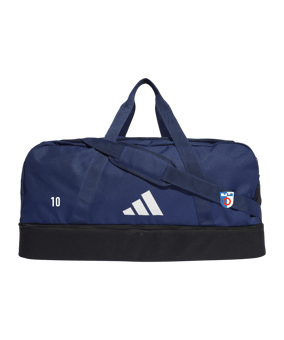 adidas Tiro League Duffel Bag Gr. L Blau Weiss