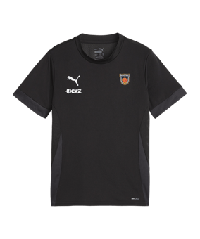 PUMA teamGOAL Matchday Trikot Kids Schwarz Weiss F03