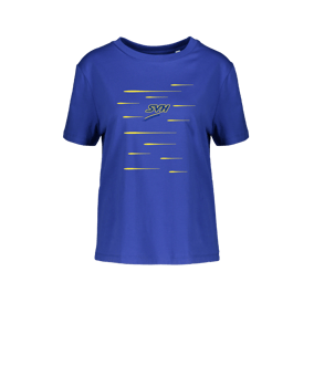 Merch Muser T-Shirt Women Worker Blue | #lines