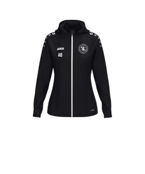 JAKO One Kapuzenjacke Damen Schwarz F800
