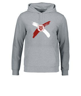 Merch Drummer 2.0 Hoody Heather Grey | #cross