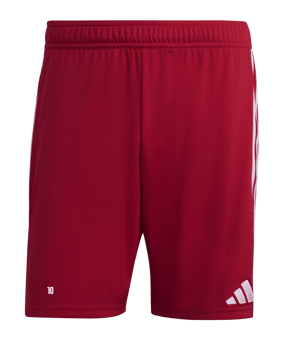 adidas Tiro 23 Short Rot Weiss