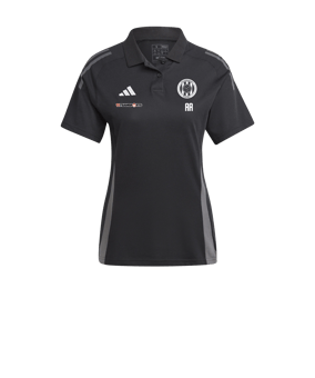 adidas Tiro 24 Competition Poloshirt Damen Schwarz Grau