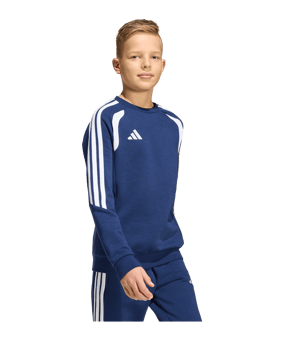 adidas Tiro 26 League Sweatshirt Kids Dunkelblau - weiss