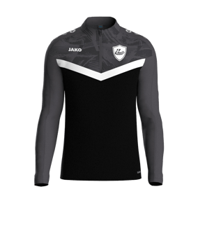 JAKO Iconic HalfZip Sweatshirt Schwarz F801