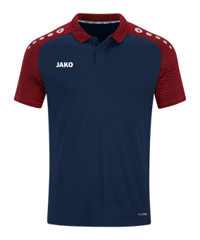 JAKO Performance Poloshirt Blau Rot F909