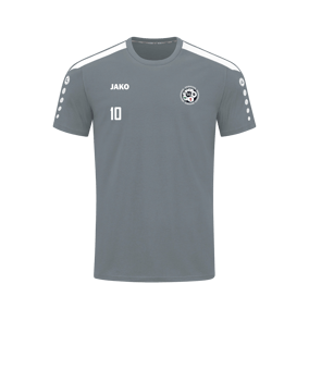 JAKO Power T-Shirt Grau Weiss F840