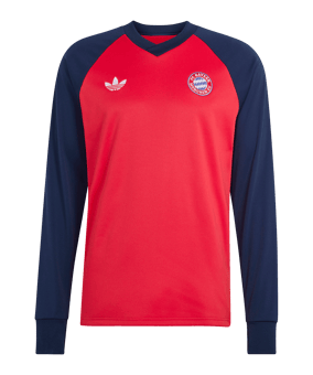 adidas FC Bayern München Pre Match Trikot Langarm 2026/2027 Rot - rot