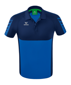Erima Six Wings Poloshirt Blau - blau