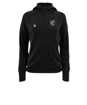 adidas Tiro 25 Travel Kapuzenjacke Damen Schwarz
