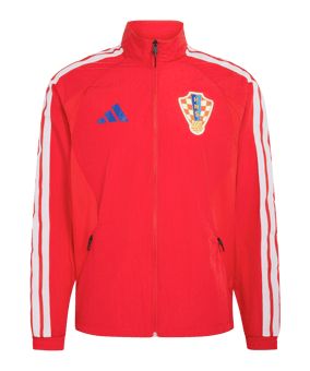 adidas Kroatien Anthem Jacke Rot - rot