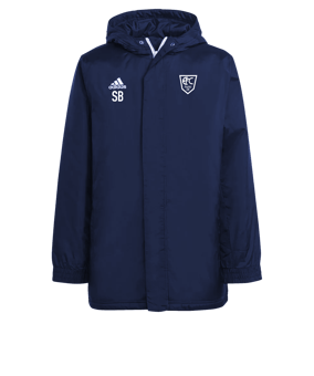 adidas Entrada 22 Stadium Jacke Blau
