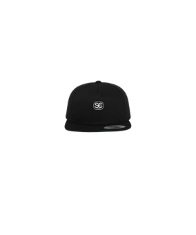 Merch 5 Panel Classic Snapback Cap Black Black