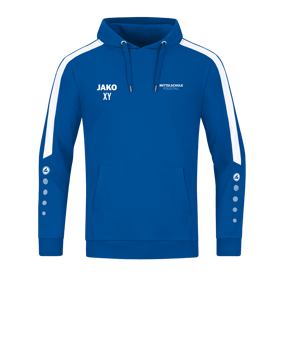 JAKO Power Hoody Blau Weiss F400