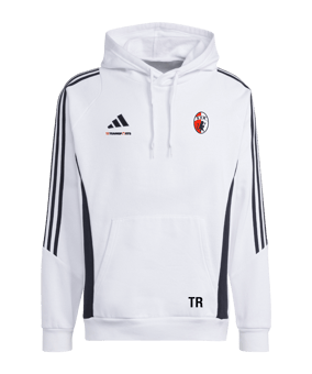adidas Tiro 24 Hoody Weiss Schwarz