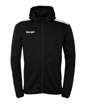 Kempa Emotion 27 giacca con cappuccio bambini  nero F03 - nero