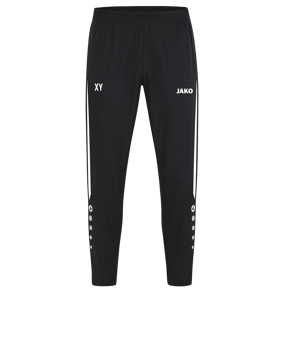 JAKO Power Freizeithose Schwarz Weiss F802