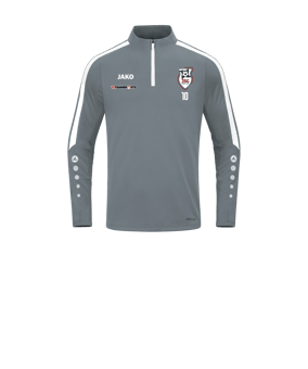 JAKO Power Sweatshirt Kids Grau Weiss F840