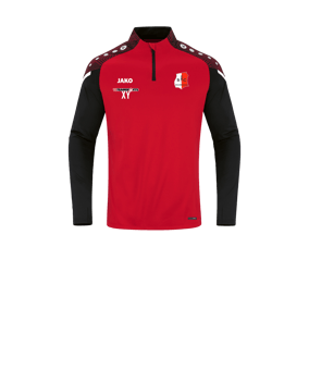 JAKO Performance Ziptop Kids Rot Schwarz F101