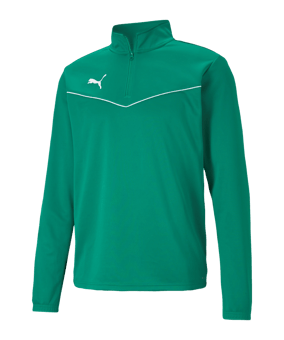 PUMA teamRISE HalfZip Sweatshirt Grün F05 - gruen