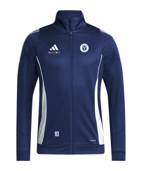 adidas Tiro 24 Trainingsjacke Dunkelblau Weiss