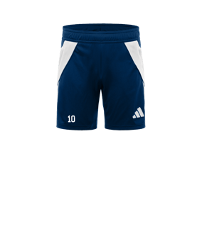 adidas Tiro 24 Training Sweat Short Damen Blau Weiss