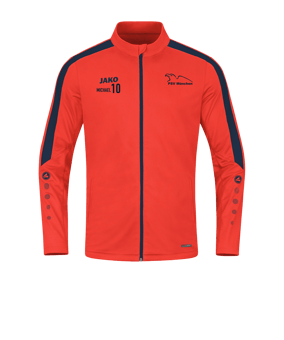 JAKO Power Polyesterjacke Orange Blau F375