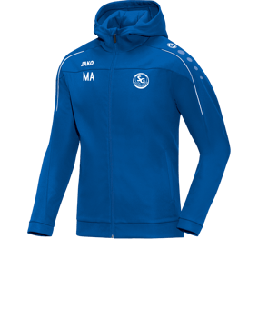 JAKO Classico Kapuzenjacke Blau F04