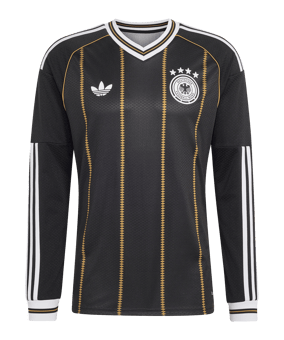 adidas Deutschland Trikot Langarm 3rd 2026 Schwarz - schwarz