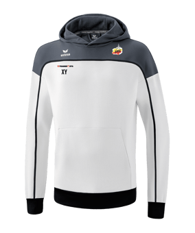 Erima Change by Hoody Kids Weiss Grau 