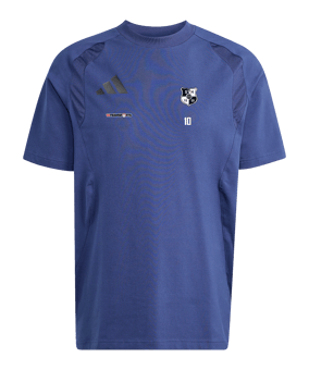 adidas Tiro Travel T-Shirt Dunkelblau