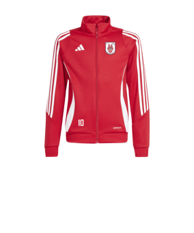 adidas Tiro 24 Trainingsjacke Kids Rot Weiss